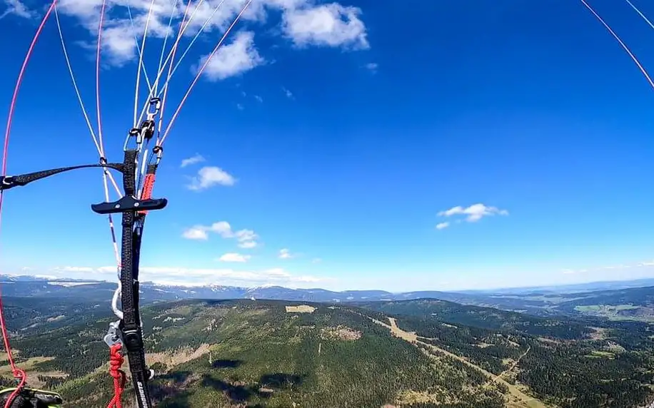 Tandem paragliding Krkonoše
