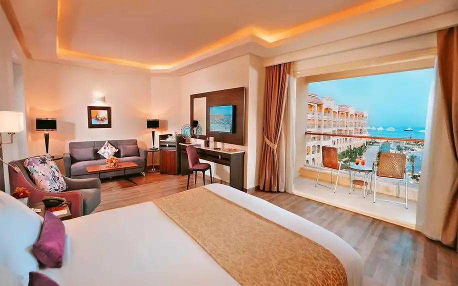 Pickalbatros White Beach Resort, Hurghada, Dvoulůžkový pokoj Deluxe s manželskou postelí, letecky, all inclusive