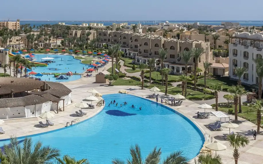 Royal Lagoons Aqua Park Resort & Spa, Hurghada, Pokoj Superior, letecky, all inclusive