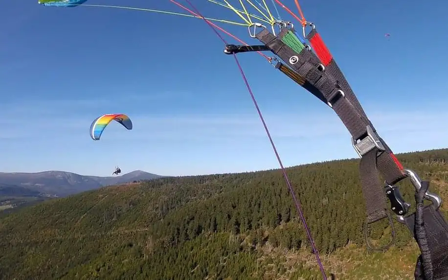 Tandem paragliding Krkonoše