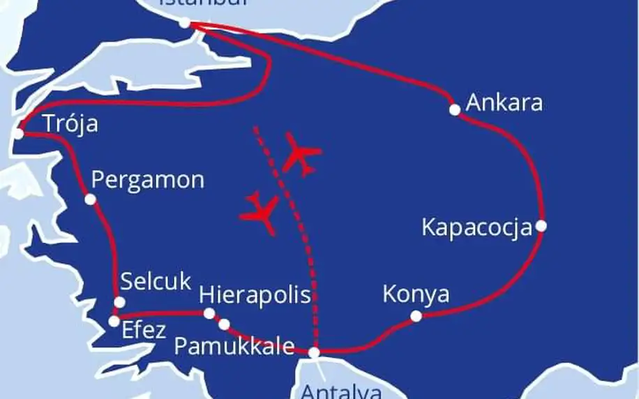 Turecko - Antalya letecky na 12-13 dnů