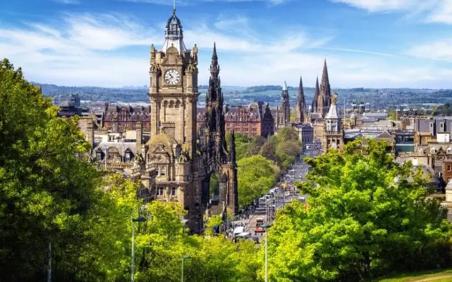 Edinburgh s výletem do Glasgow