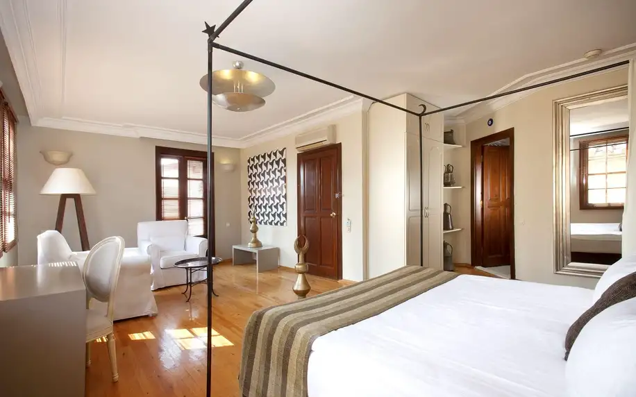 Alp Pasa Hotel, Turecká riviéra, Dvoulůžkový pokoj Deluxe s manželskou postelí, letecky, snídaně v ceně
