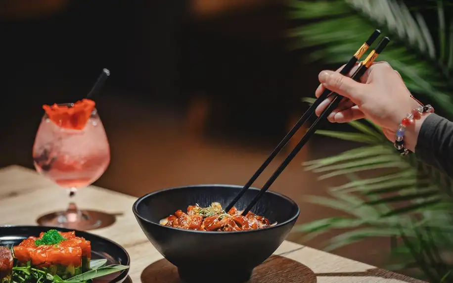 Vouchery na jídlo i pití v nové asijské restauraci