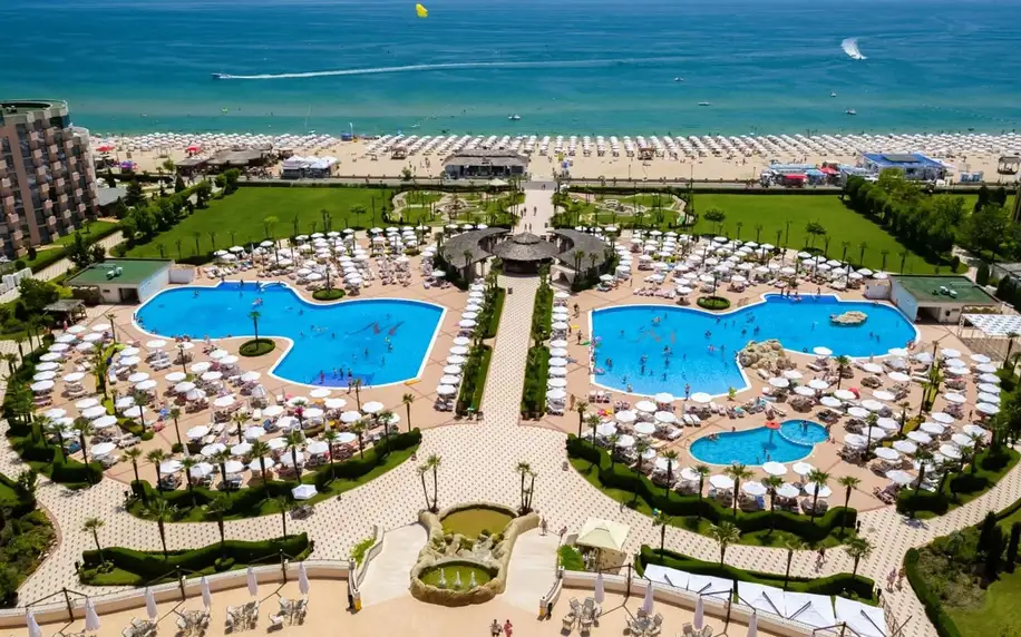 DIT Majestic Beach Resort, Bulharská riviéra, Rodinný pokoj, letecky, strava dle programu