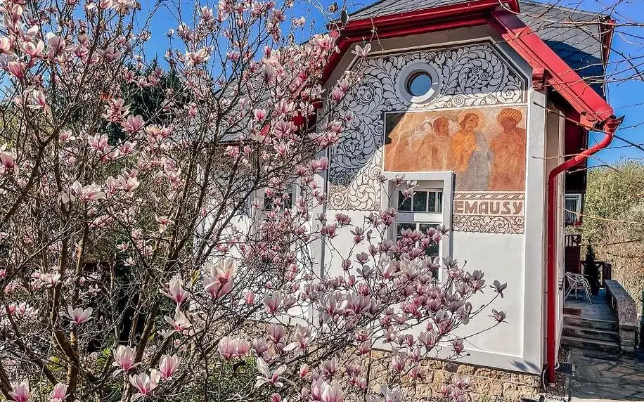 Luhačovice: Villa Emausy s možností vířivky na pokoji