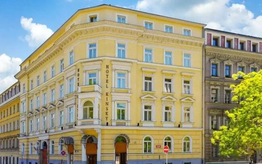 Stylový pobyt v centru Prahy u památek: Hotel Kinsky Fountain **** se snídaněmi formou bufetu + WiFi zdarma