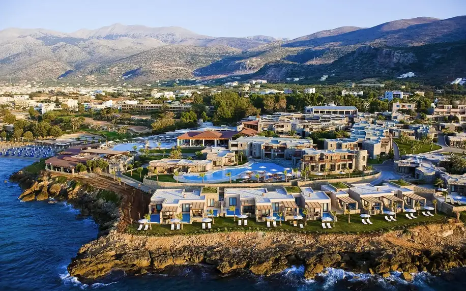 Ikaros Beach Resort & Spa, Kréta, Bungalov s výhledem na moře, letecky, plná penze