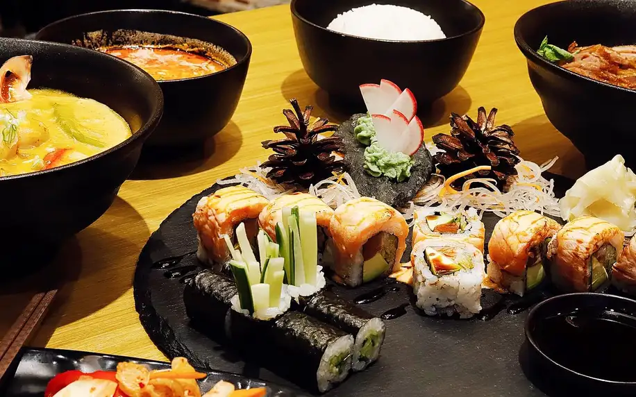 500 Kč do asijské restaurace: thajská kuchyně i sushi
