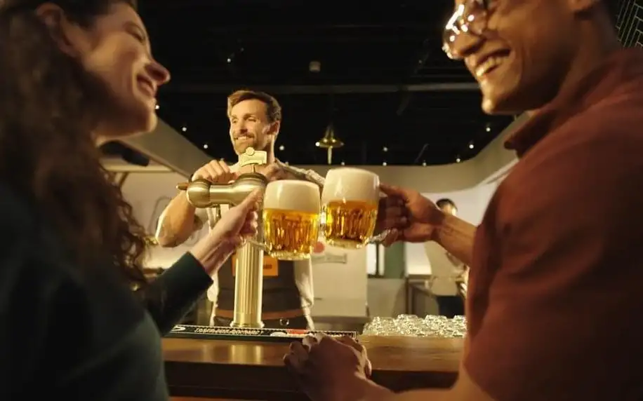 Interaktivní expozice příběhu piva Pilsner Urquell Experience s pivní ochutnávkou v Praze