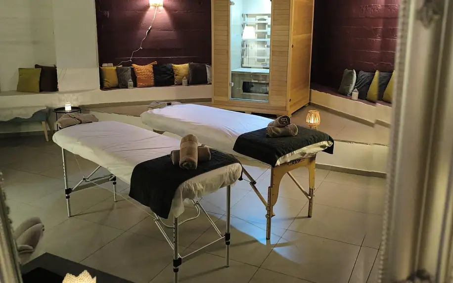 Relax pro dva: párová masáž dle výběru a infrasauna