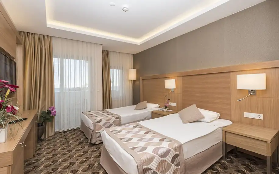 Belconti Resort Hotel, Turecká riviéra, Dvoulůžkový pokoj Deluxe s manželskou postelí, letecky, all inclusive