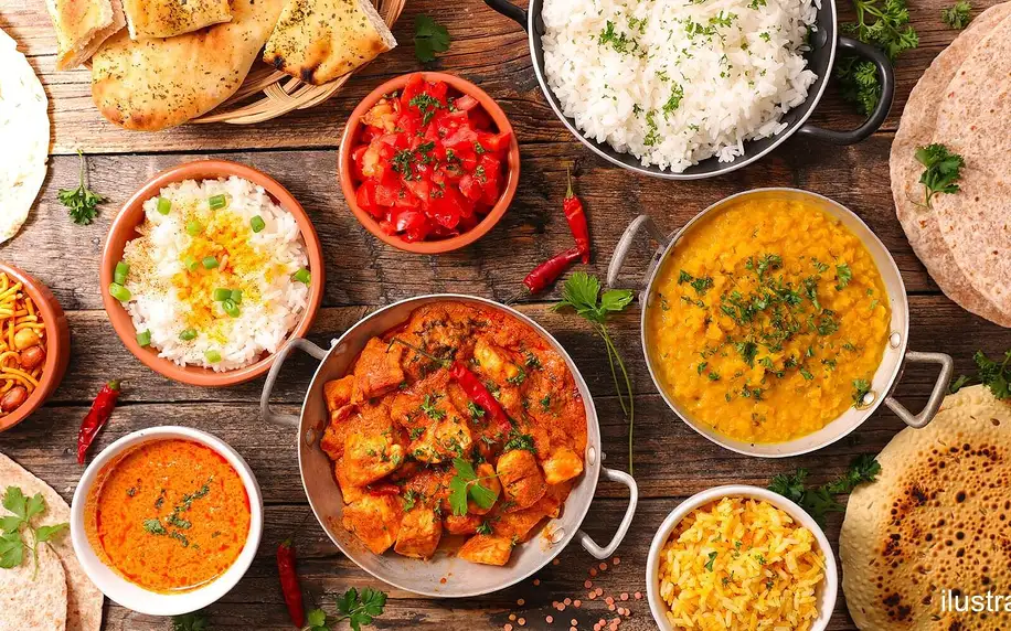 Indicko-nepálské menu dle výběru pro dva