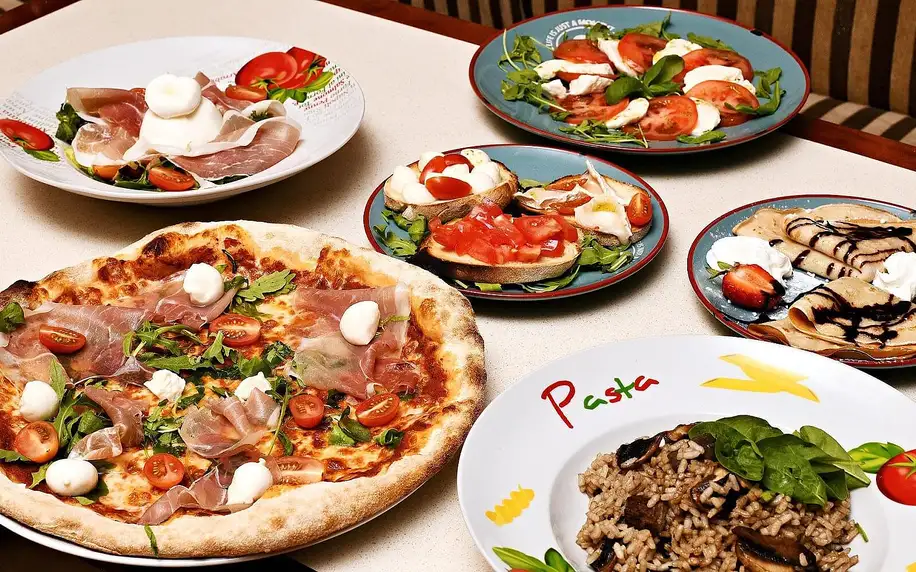 Degustační menu pro 2 osoby v italské restauraci