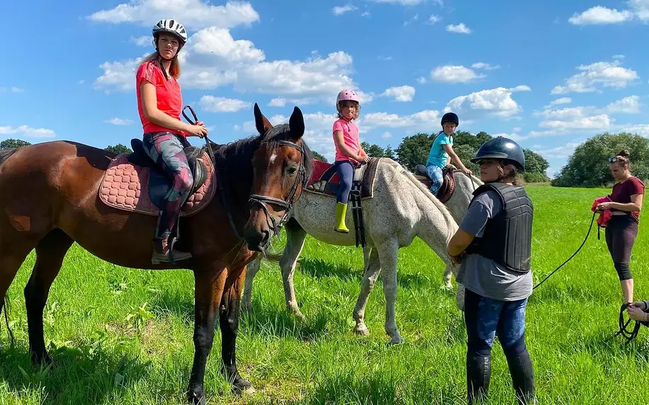 Příměstský tábor u koní: lekce, vyjížďky i soutěže