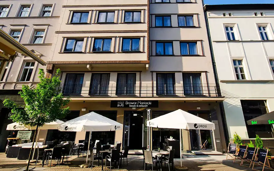 Hotel v centru Katovic: polopenze i pivní degustace