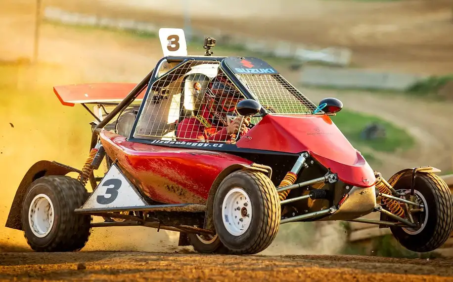 Jízda v závodní buggy na uzavřeném okruhu