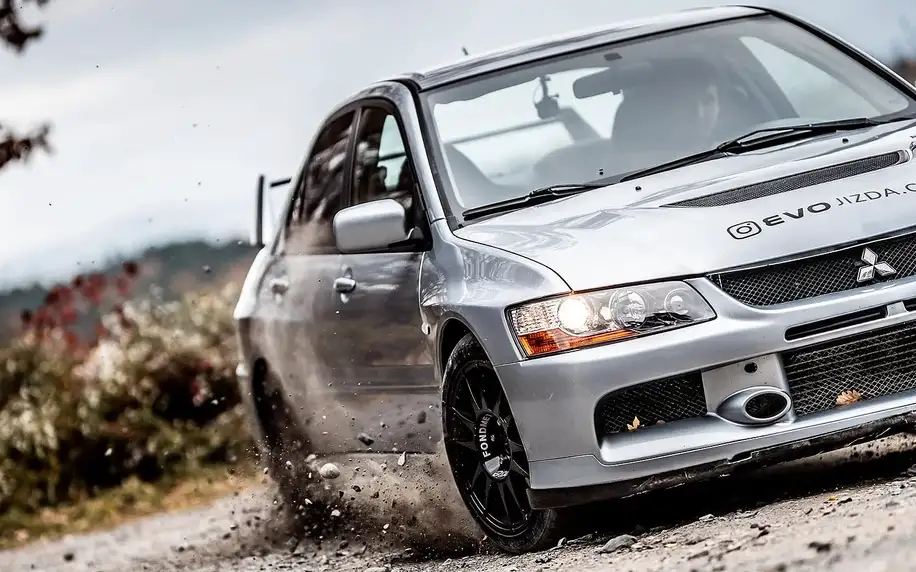 Rally jízda: Mitsubishi Lancer EVO IX na 30 či 60 min.