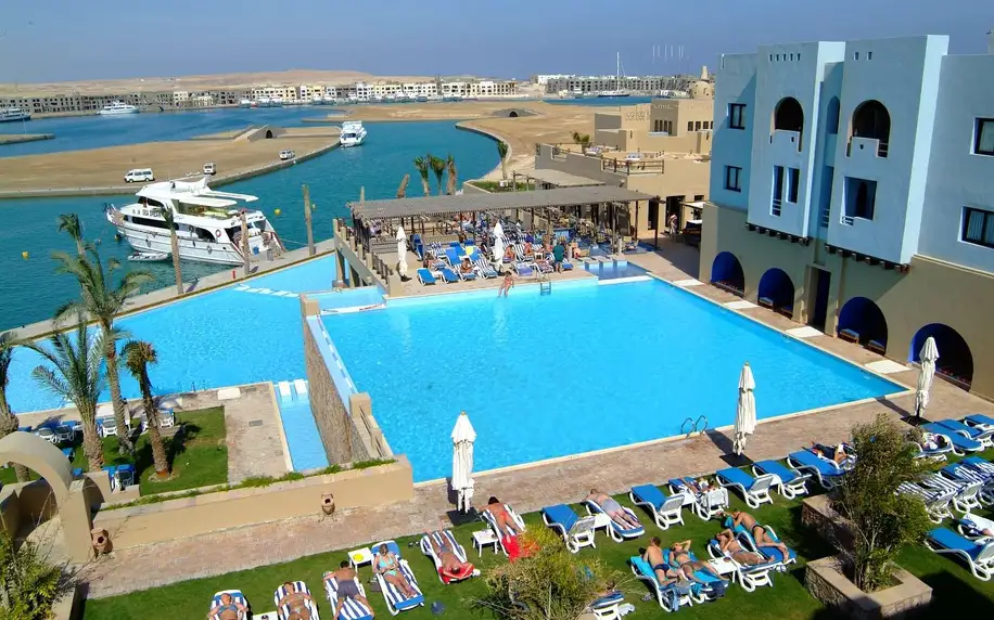 Marina Lodge at Port Ghalib, Marsa Alam, Apartmá, letecky, all inclusive