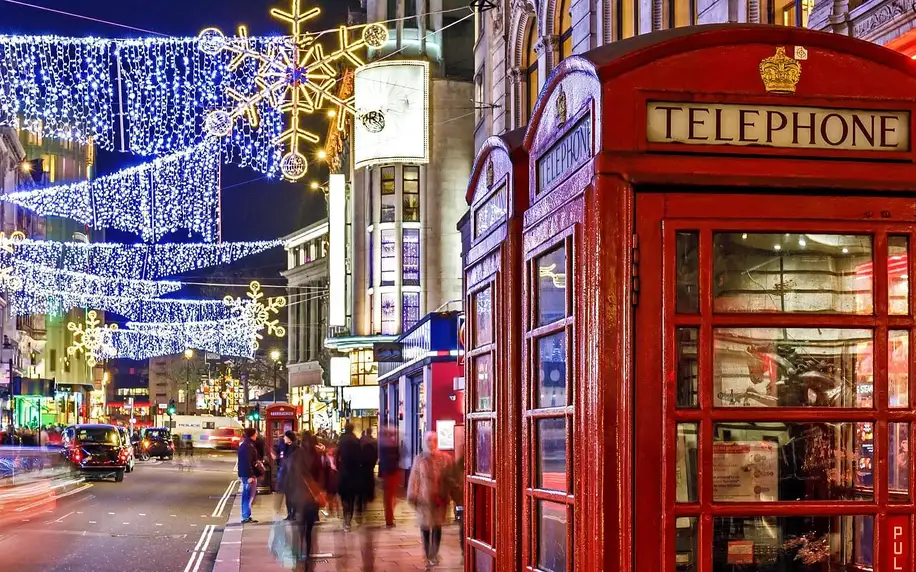 Adventní zájezd do Londýna: autobusem na 1 noc