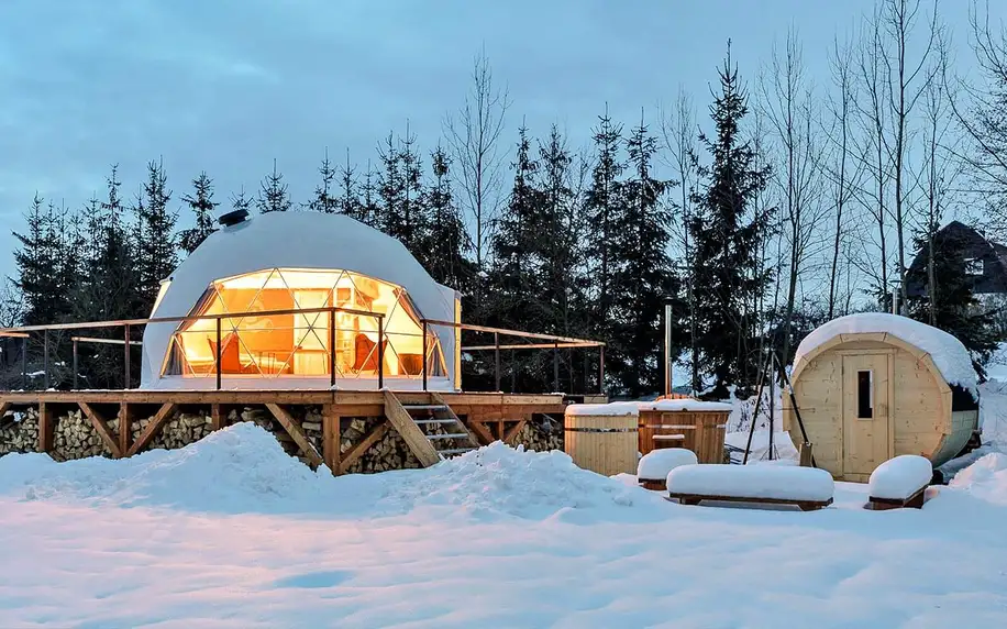 Krásný glamping v Krkonoších s privátním wellness