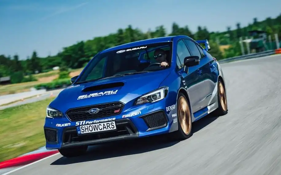 Jízda v Subaru Impreza WRX STI na velkém závodním Masarykově okruhu Brno