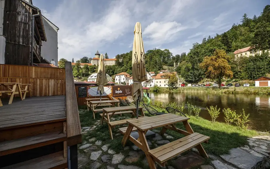 Historický penzion v Rožmberku: víno i wellness