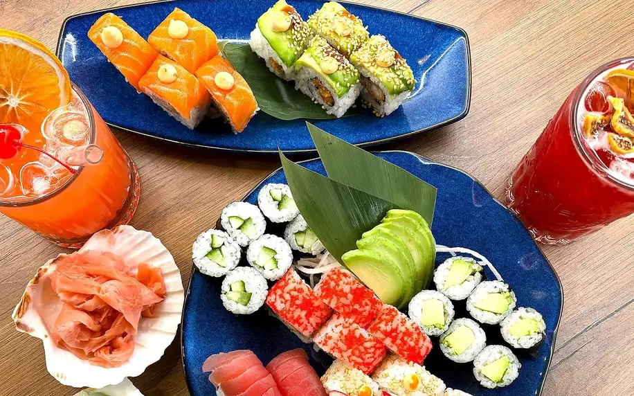 Sushi sety s tím nejlepším od sushi mastera i koktejly