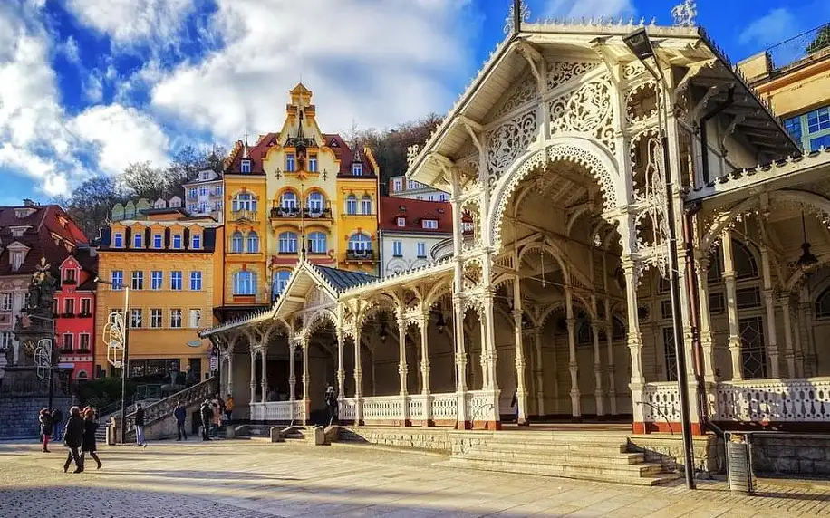 Karlovy Vary – wellness a relaxace v centru lázní vč. polopenze 5 dnů / 4 noci, 2 osoby, polopenze