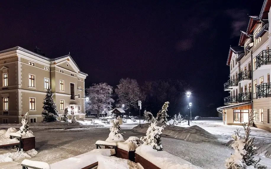 Luxusní hotel v lázeňském městě: wellness a jídlo