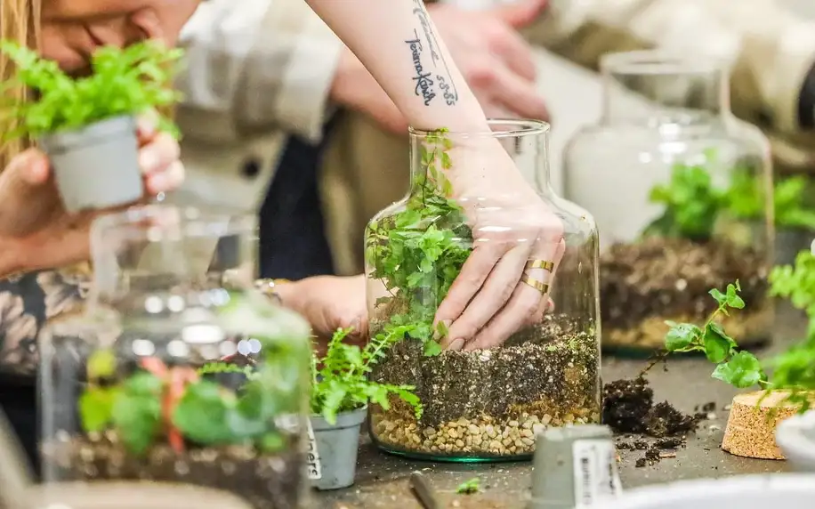 Gardners: kurz na výrobu vlastního florária pro 1 os.