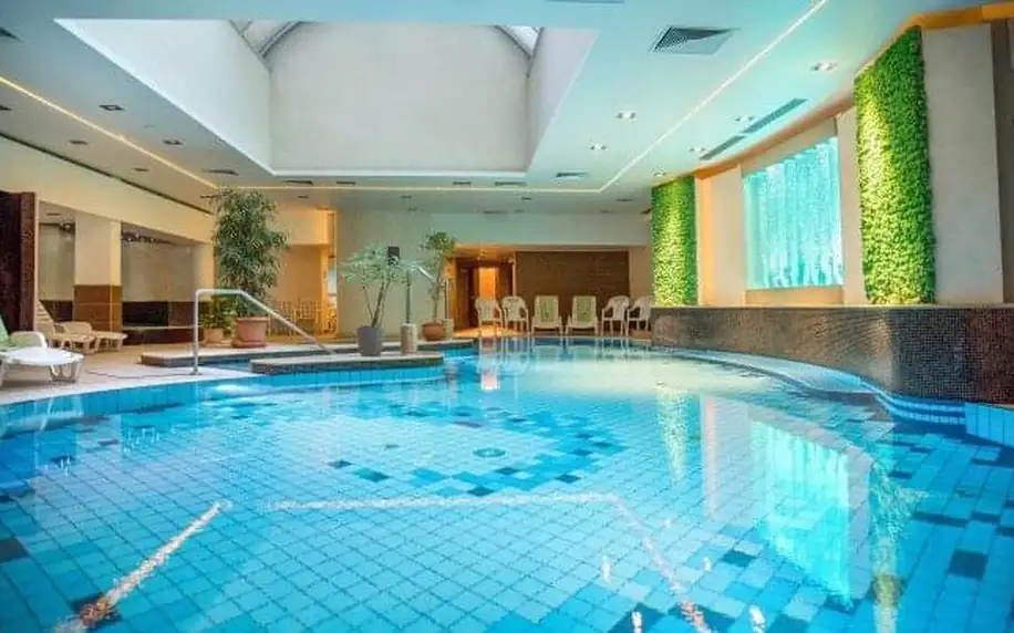 Hévíz v Hotelu Palace **** s polopenzí, neomezeným wellness (bazén, 3 sauny) a koupáním v termálním jezeře